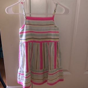 Vineyard Vines girls cotton stripped dress.
